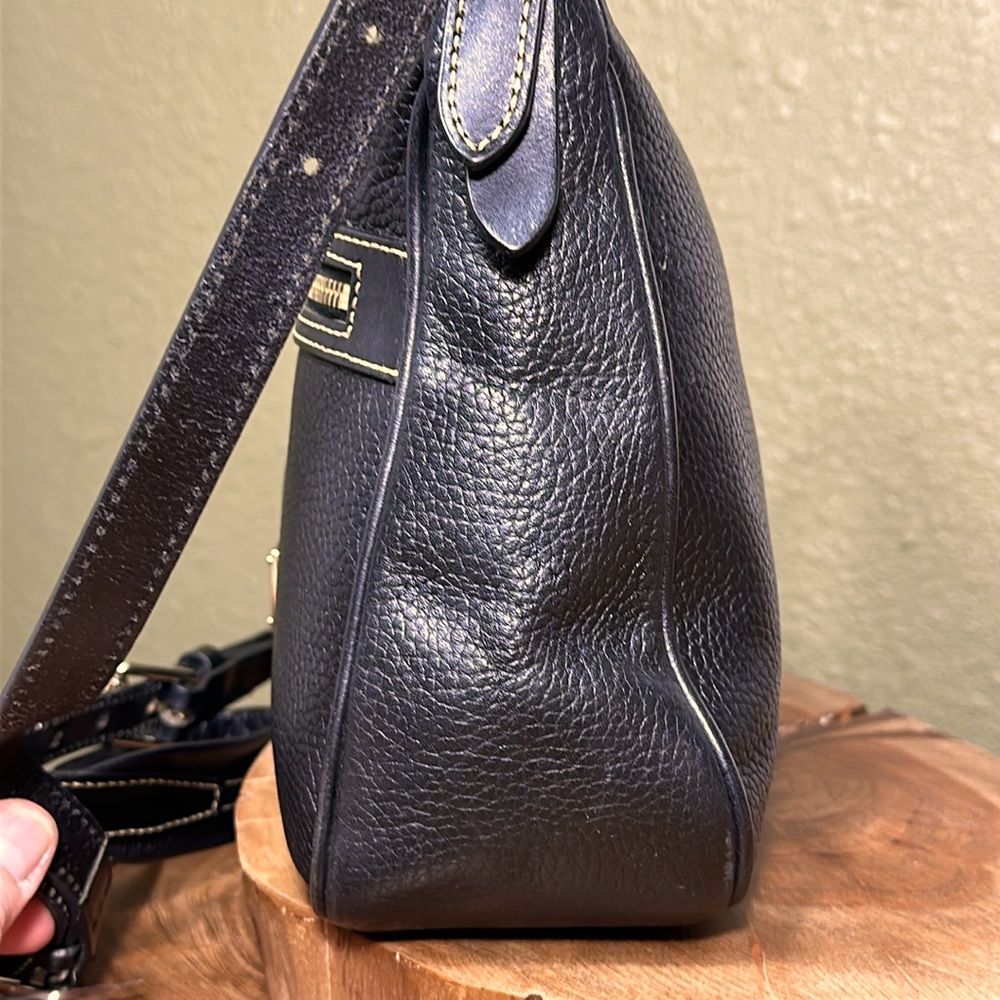 DOONEY & BOURKE Black Pebble Leather Presley Crossbody - Picture 4 of 16